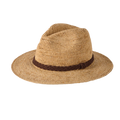 Amalfi Raffia Fedora - ideal for travel