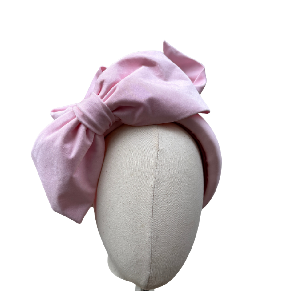 Baby-Pink-Special-Occasion-Padded-Headband-with-Bow-by-Isabella-Josie