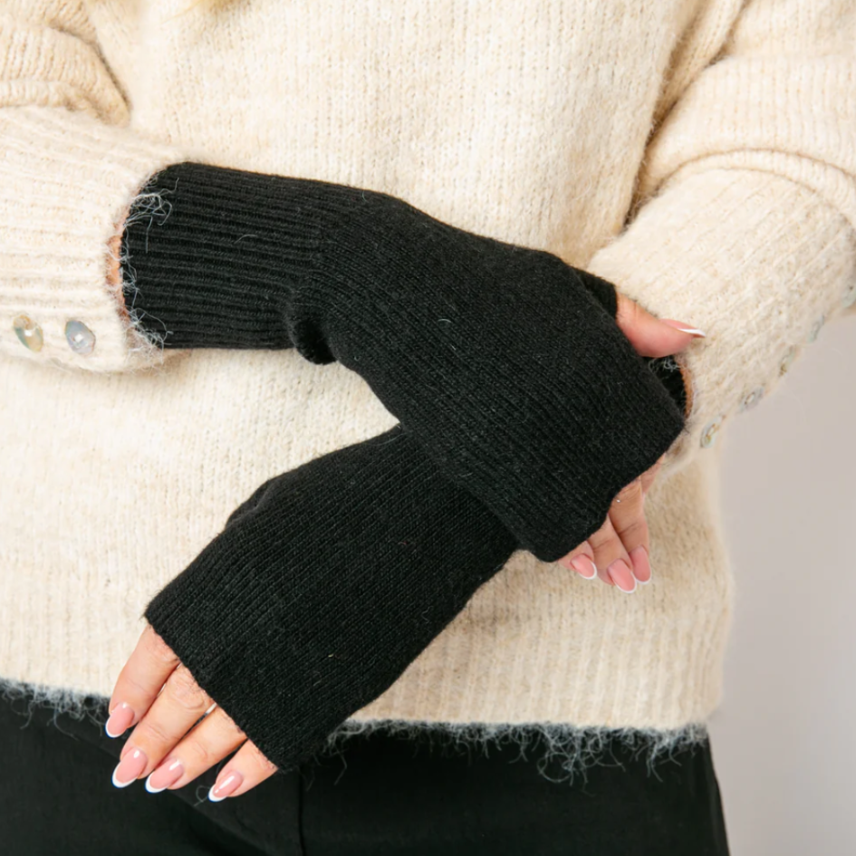 Super Soft Cashmere Fingerless Gloves | Lightweight & Warm