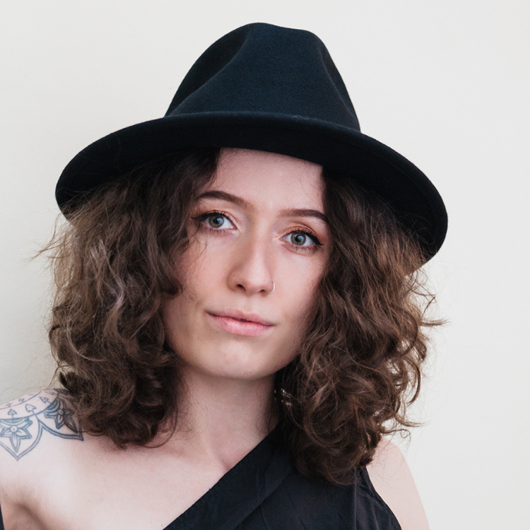 Black Crushable wool felt fedora with leather trim available at Sussex Hats by Isabella Josie