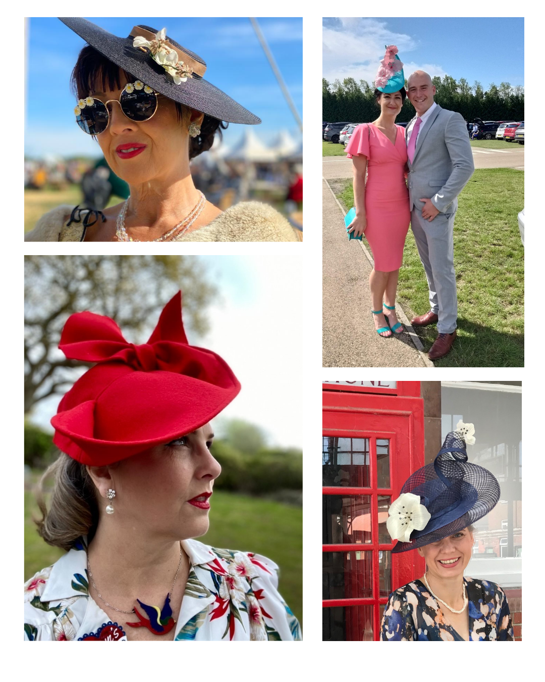 Client Photos 10 Real Life Hats by Isabella Josie