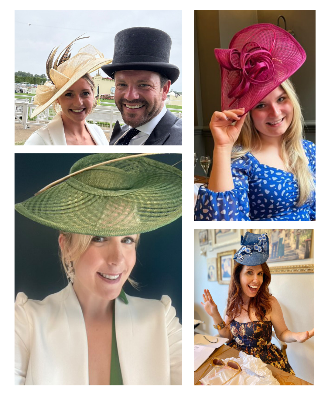 Say Yes to the hat Client Photos 6 Real Life Hats by Isabella Josie