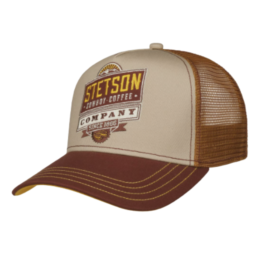 Cowboy Coffee Trucker Cap by Stetson 7741180