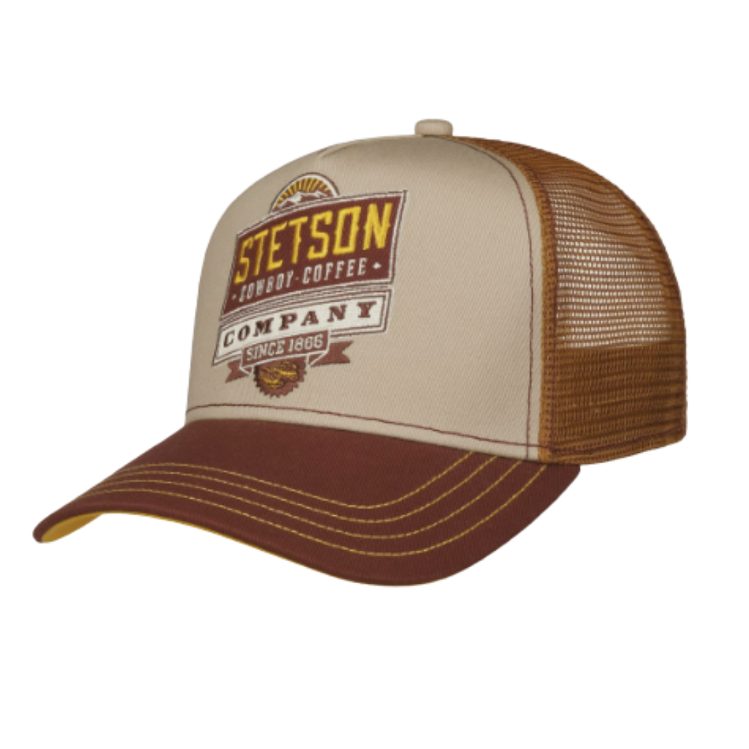 Cowboy Coffee Trucker Cap by Stetson 7741180