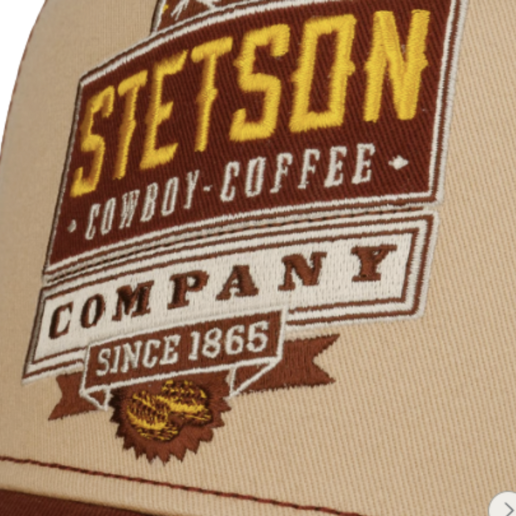 Cowboy Coffee Trucker Cap by Stetson 7741180