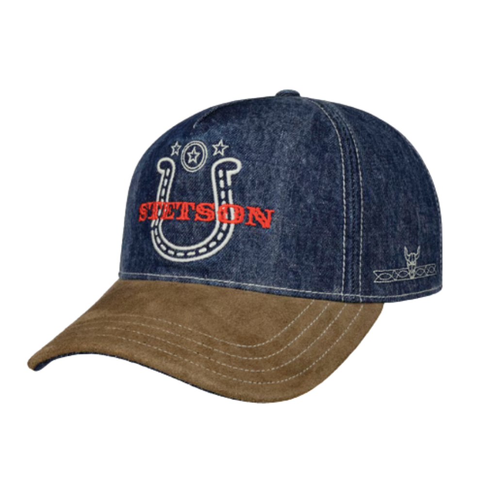 Denim Western Trucker Cap by Stetson 7741177