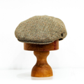 Failsworth Stornoway Harris Tweed Flat cap in Green from Isabella Josie at Sussex Hats