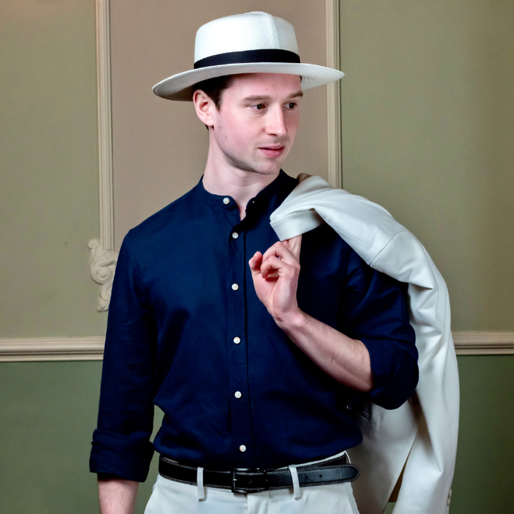 Folding Panama on male model