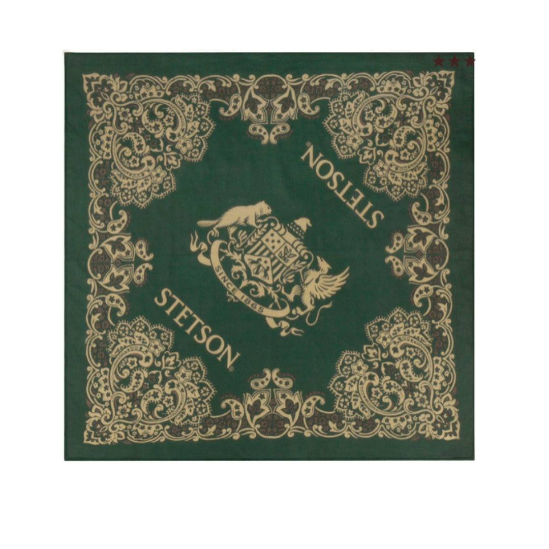 Green Paisley Western Bandana Stetson