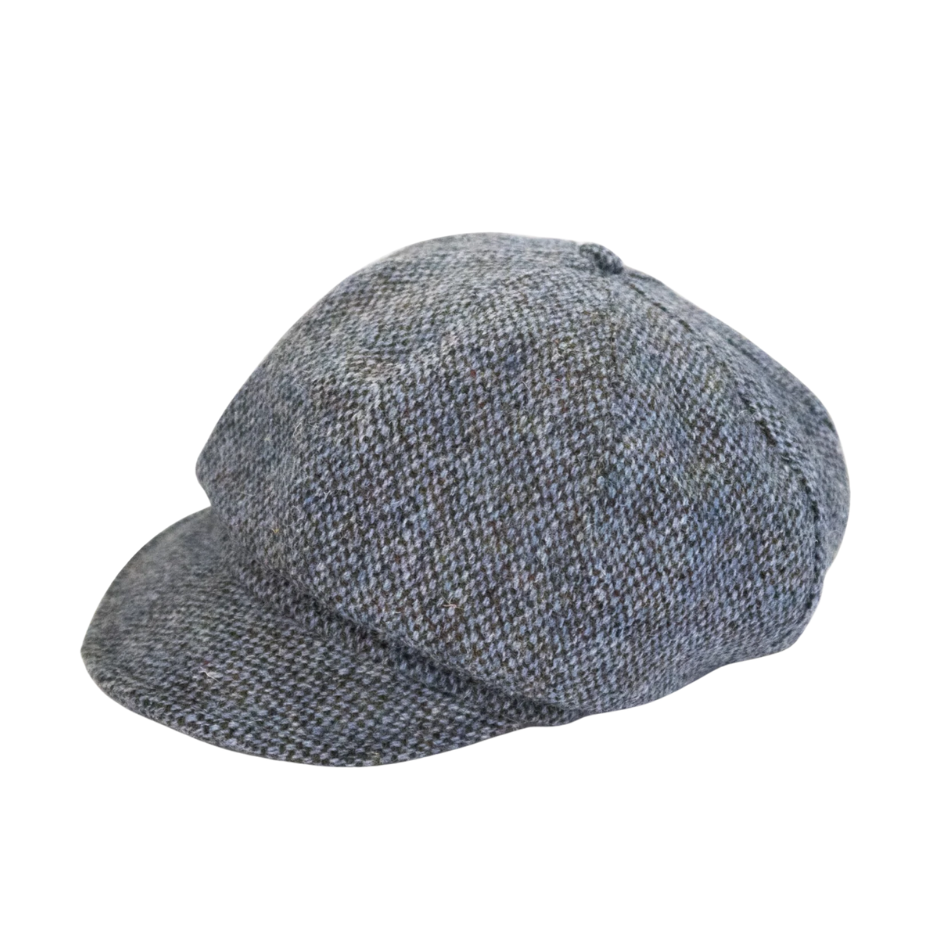 Harris Tweed Winter Baker Boy Style Ladies Cap