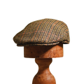 Houndstooth Tweed Flat Cap