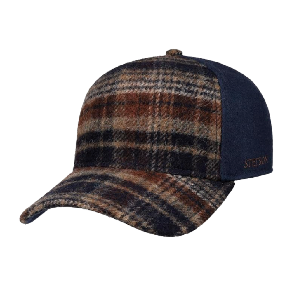 Stetson Wool Check Trucker Cap 7760302