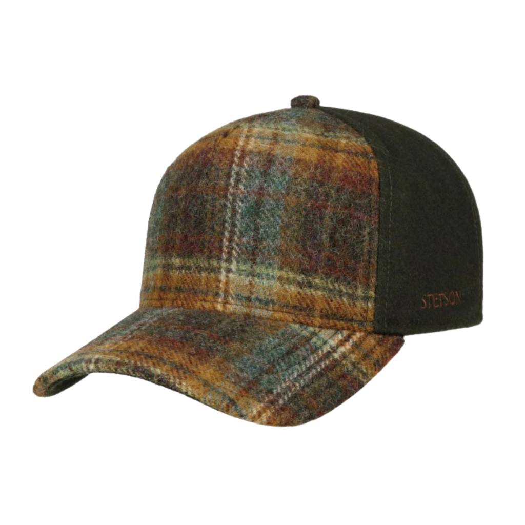 Stetson Wool Check Trucker Cap 7760302
