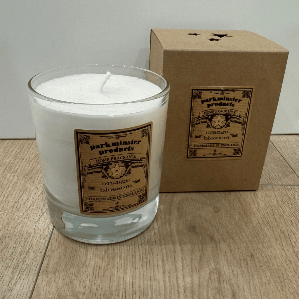 Orange Blossom. Large Candle Parkmister Made in UK