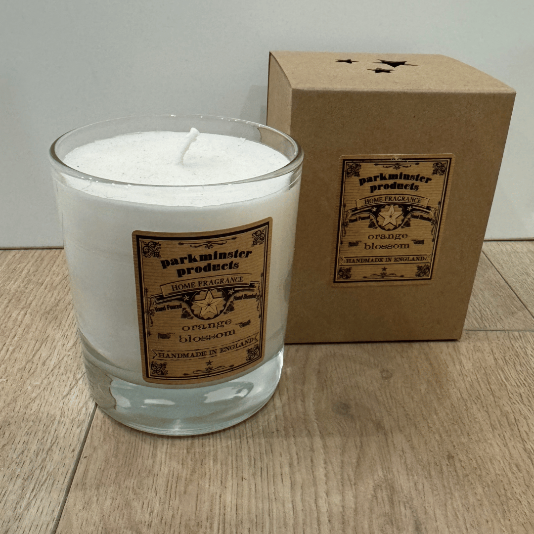 Orange Blossom. Large Candle Parkmister Made in UK