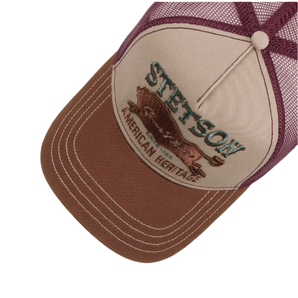 Stetson Great Plains Baseball Trucker Cap Adjustable Snapback 7751152