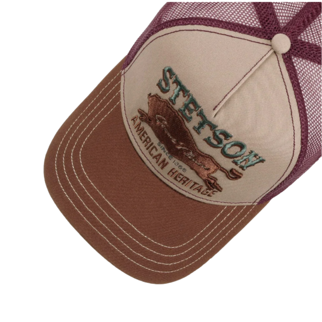 Stetson Great Plains Baseball Trucker Cap Adjustable Snapback 7751152