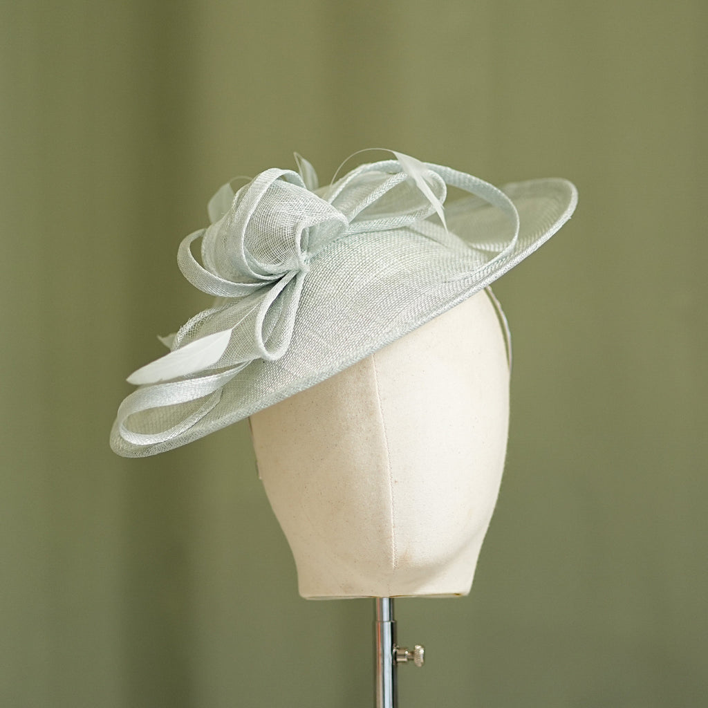 Peppermint Travel Disc Hatinator Wedding Guest from Sussex Hats by Isabella Josie