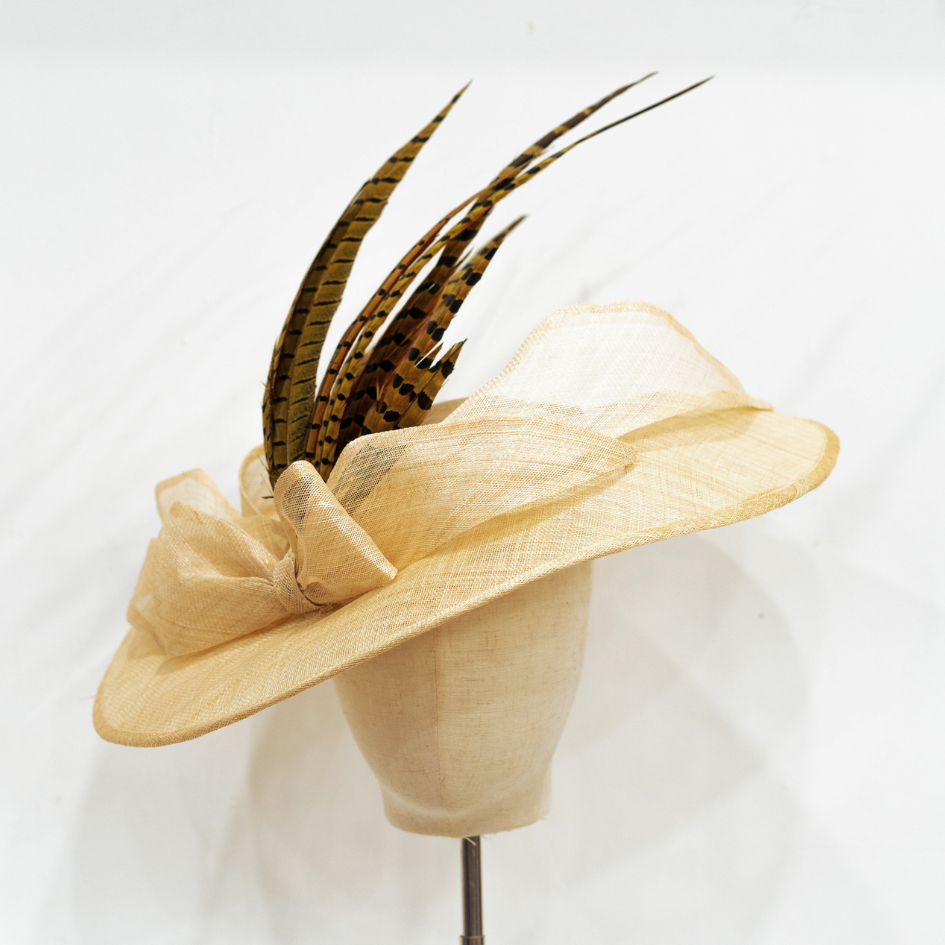 Phoebe - Pheasant Feather Headpiece