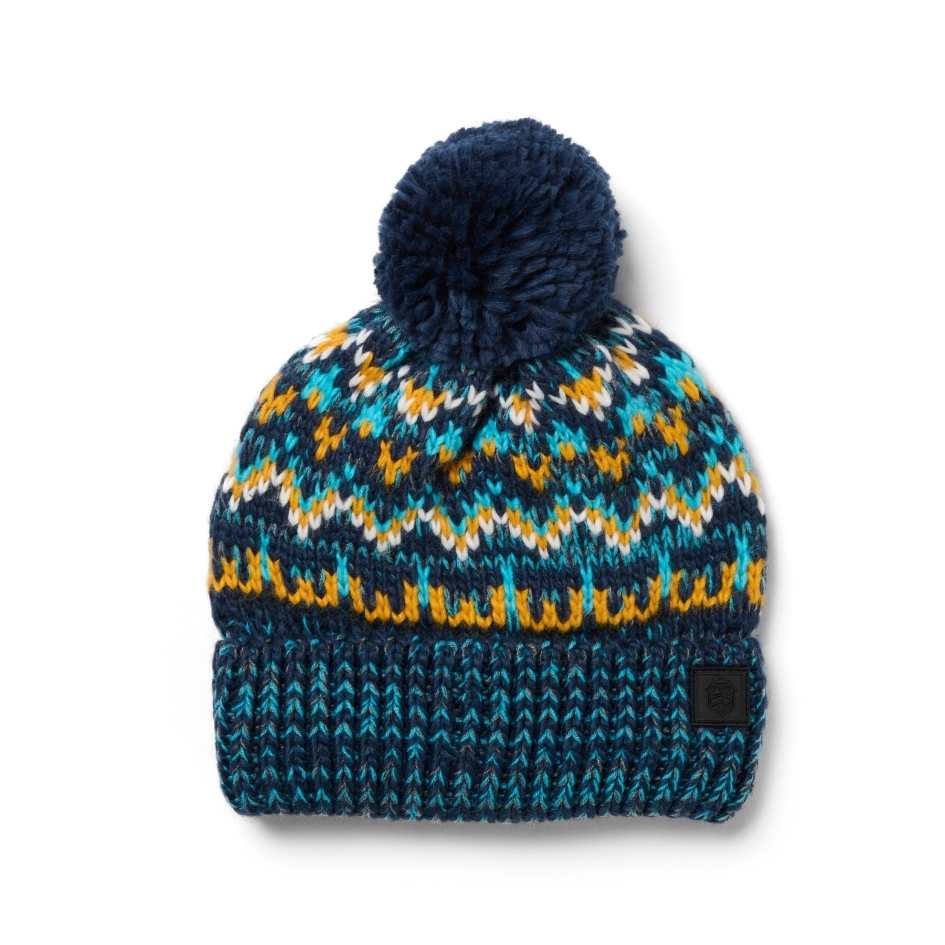 Alpine Fairisle Bobble Hat
