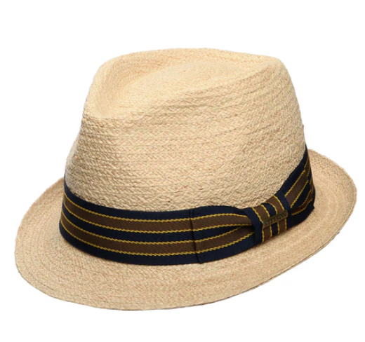 Raffia straw Trilby by Stetson  from Sussex Hats by Isabella Josie