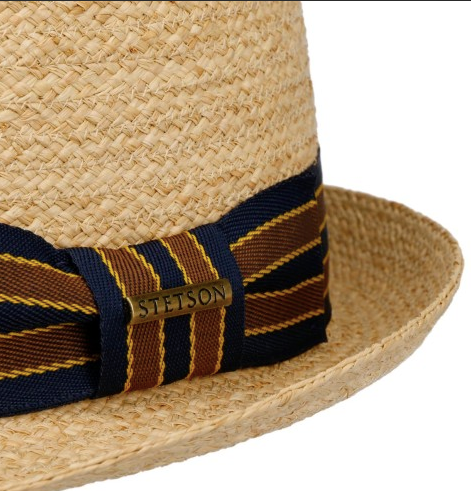 Raffia straw Trilby by Stetson  from Sussex Hats by Isabella Josie