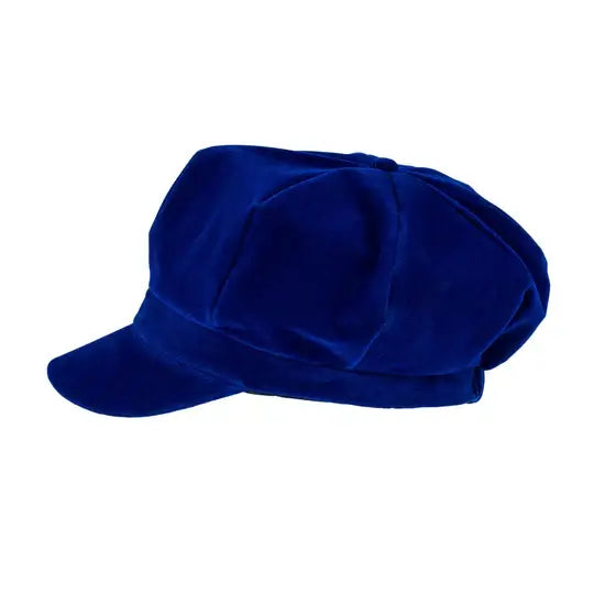 Royal Blue Ladies Bakerboy Cap by Proppa Toppa at Sussex Hats by Isabella Josie
