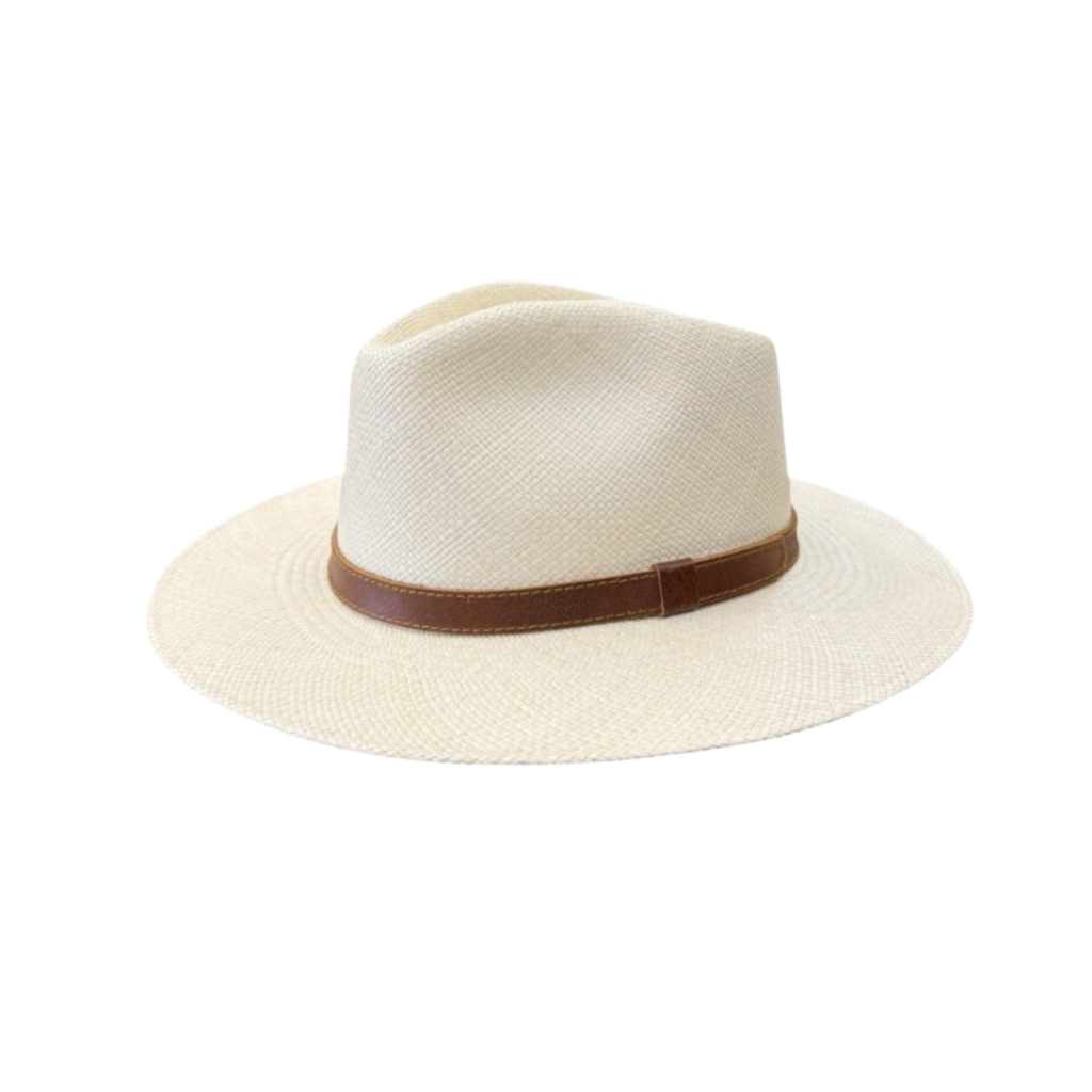 Brisa Safari Panama Hat  - Natural and Bleached Straw