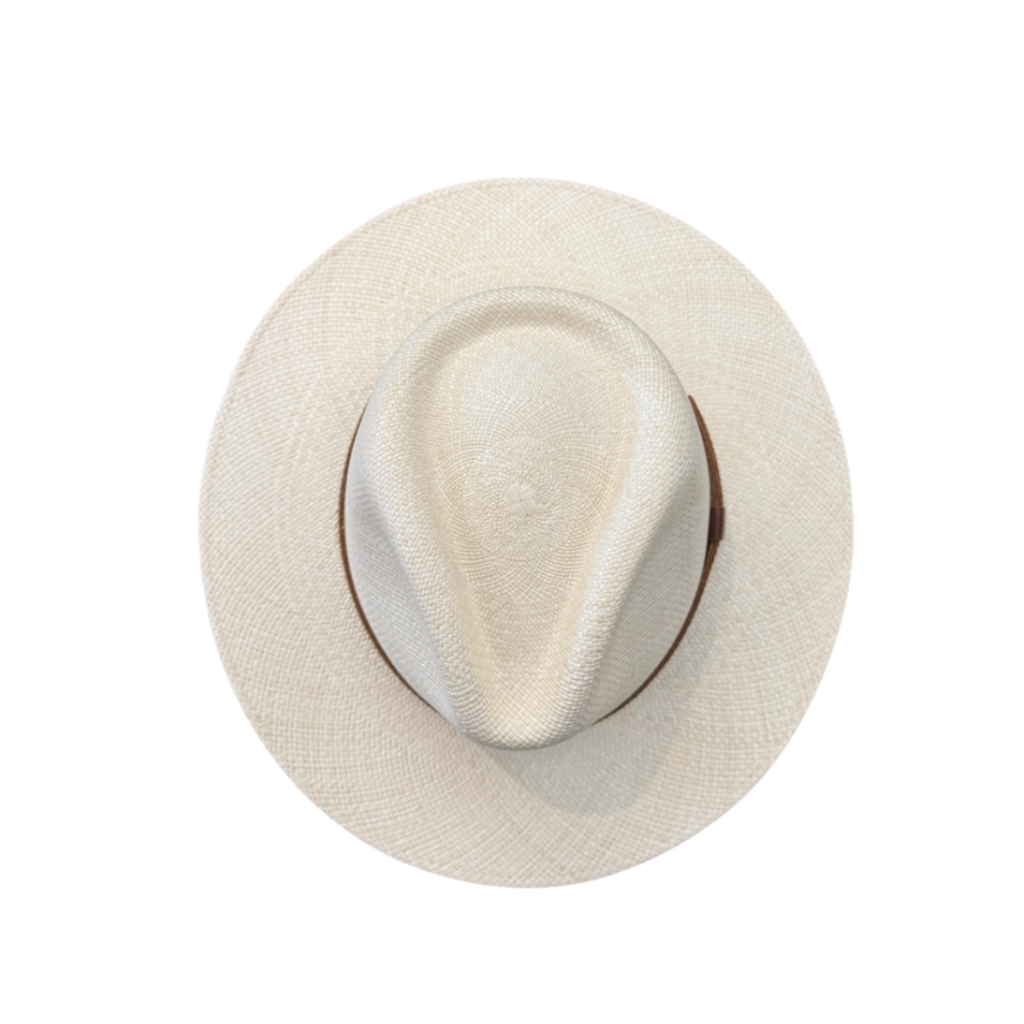 Brisa Safari Panama Hat  - Natural and Bleached Straw