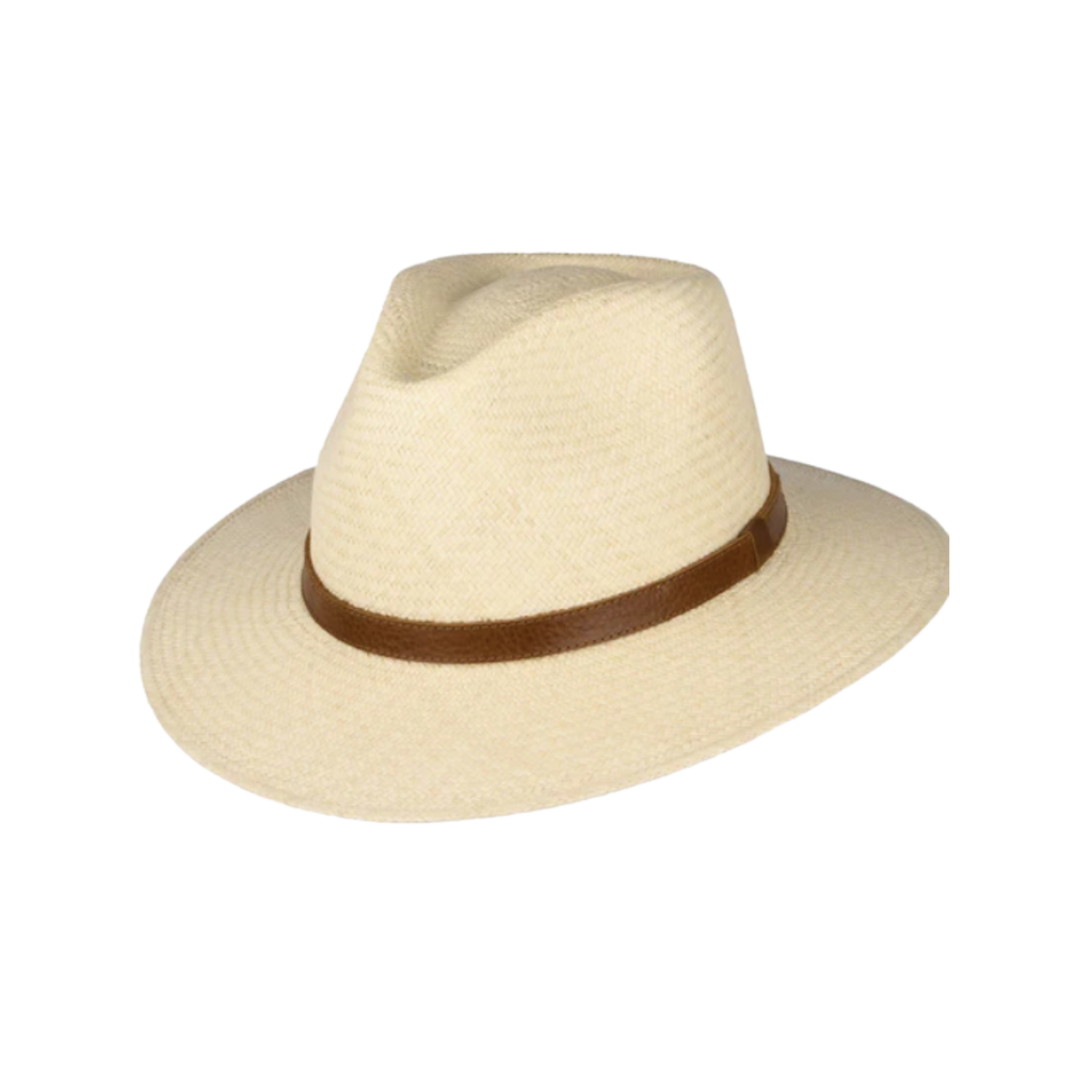 Brisa Safari Panama Hat  - Natural and Bleached Straw