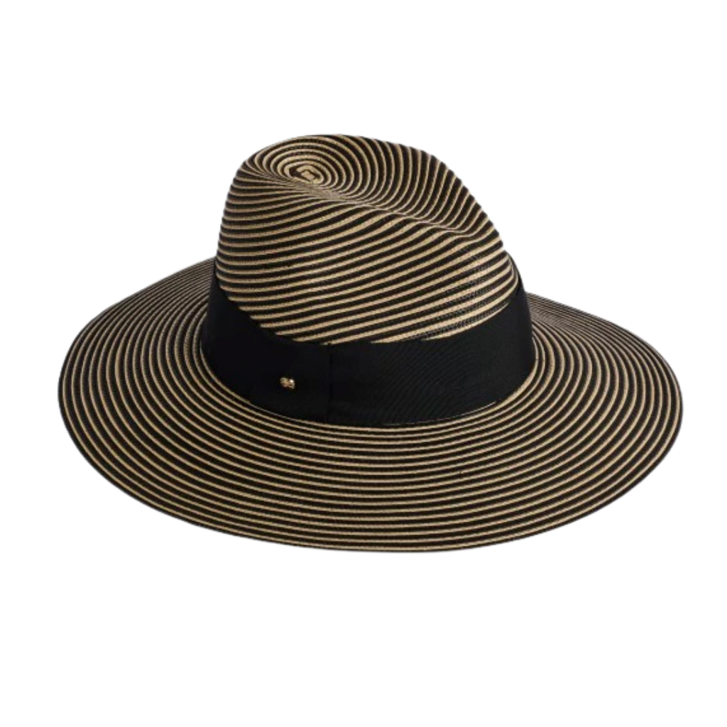 Sorrento - Two Tone Braid Ladies Summer Fedora
