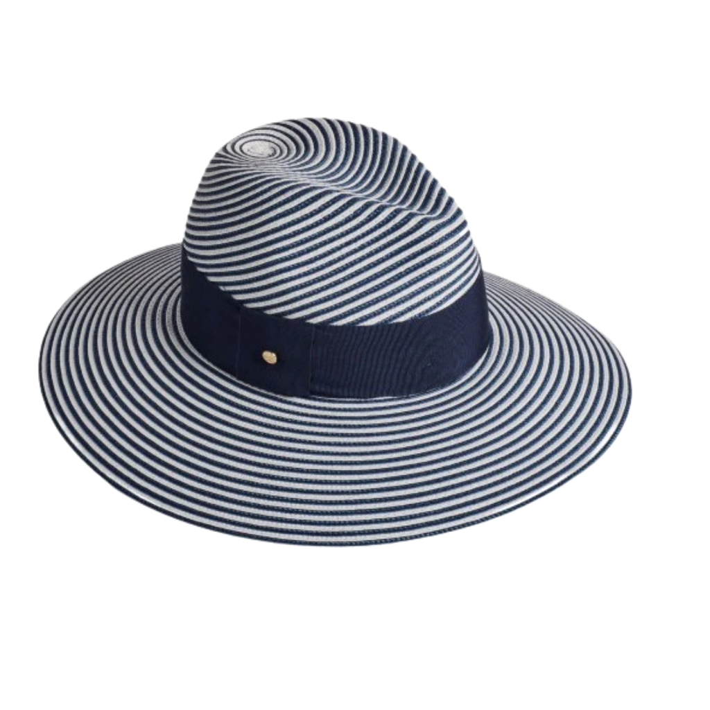 Sorrento - Two Tone Braid Ladies Summer Fedora