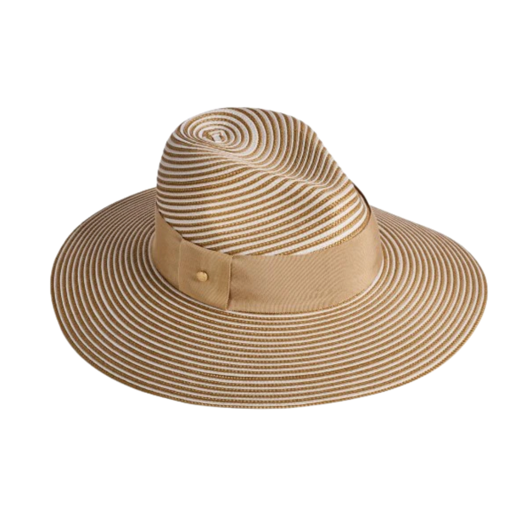 Sorrento - Two Tone Braid Ladies Summer Fedora