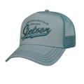 blue Stetson cap on a white background