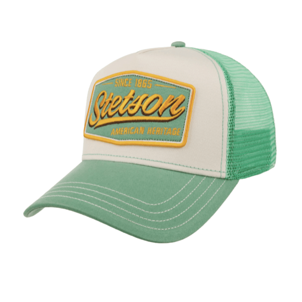 Steston Since 1865 Trucker Baseball at in Green and White