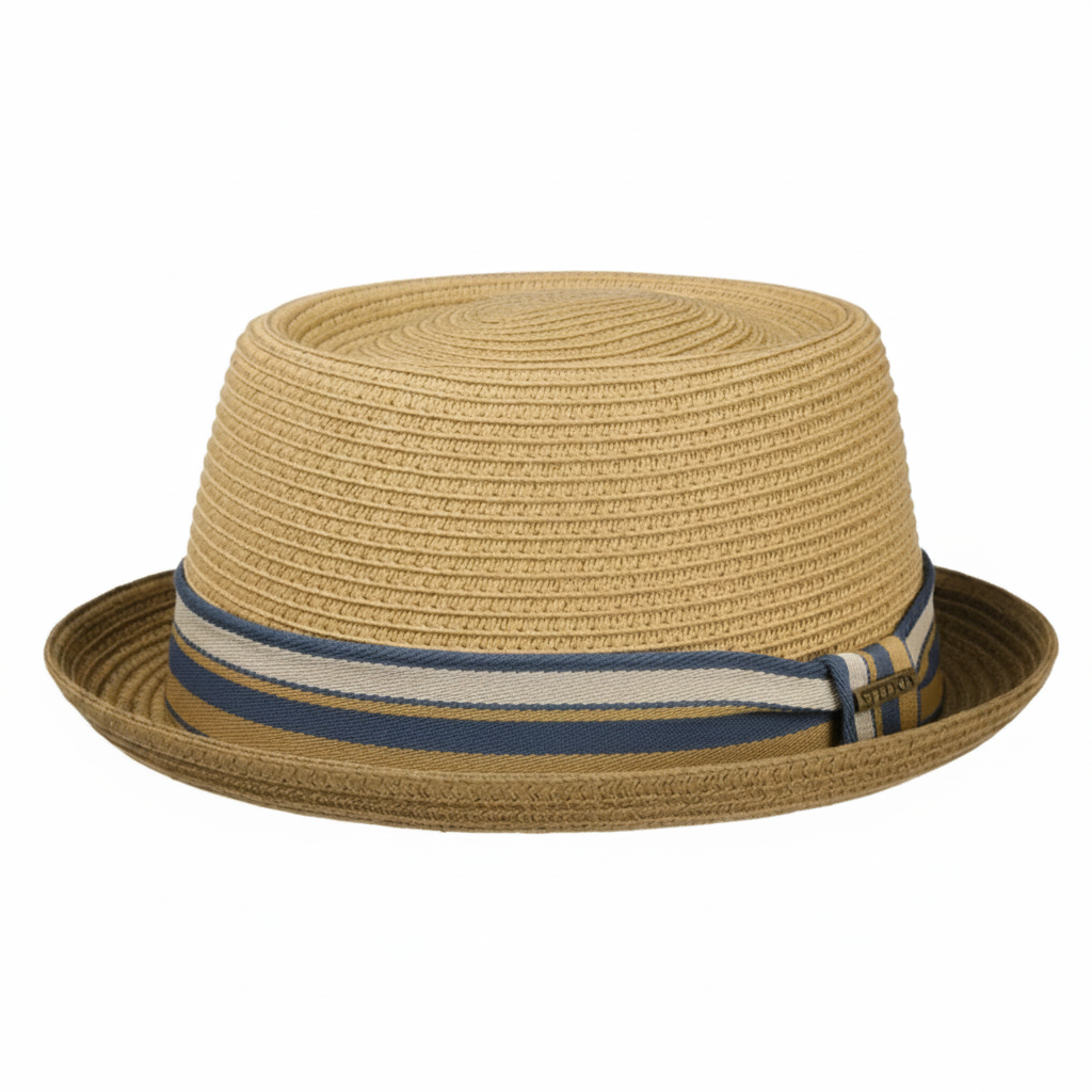 Stetson Licano Pork Pie Toyo Straw Hat from Sussex Hats by Isabella Josie