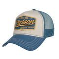 Stetson ‘Since 1865’ Vintage Style Trucker Cap Blue and White