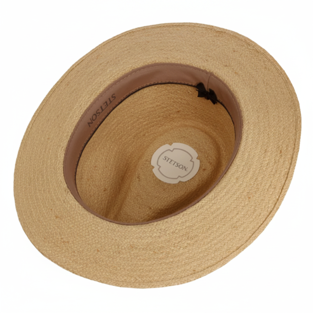 Stetson Yescott Traveller Rafia Fedora Hat from Sussex Hats by Isabella Josie