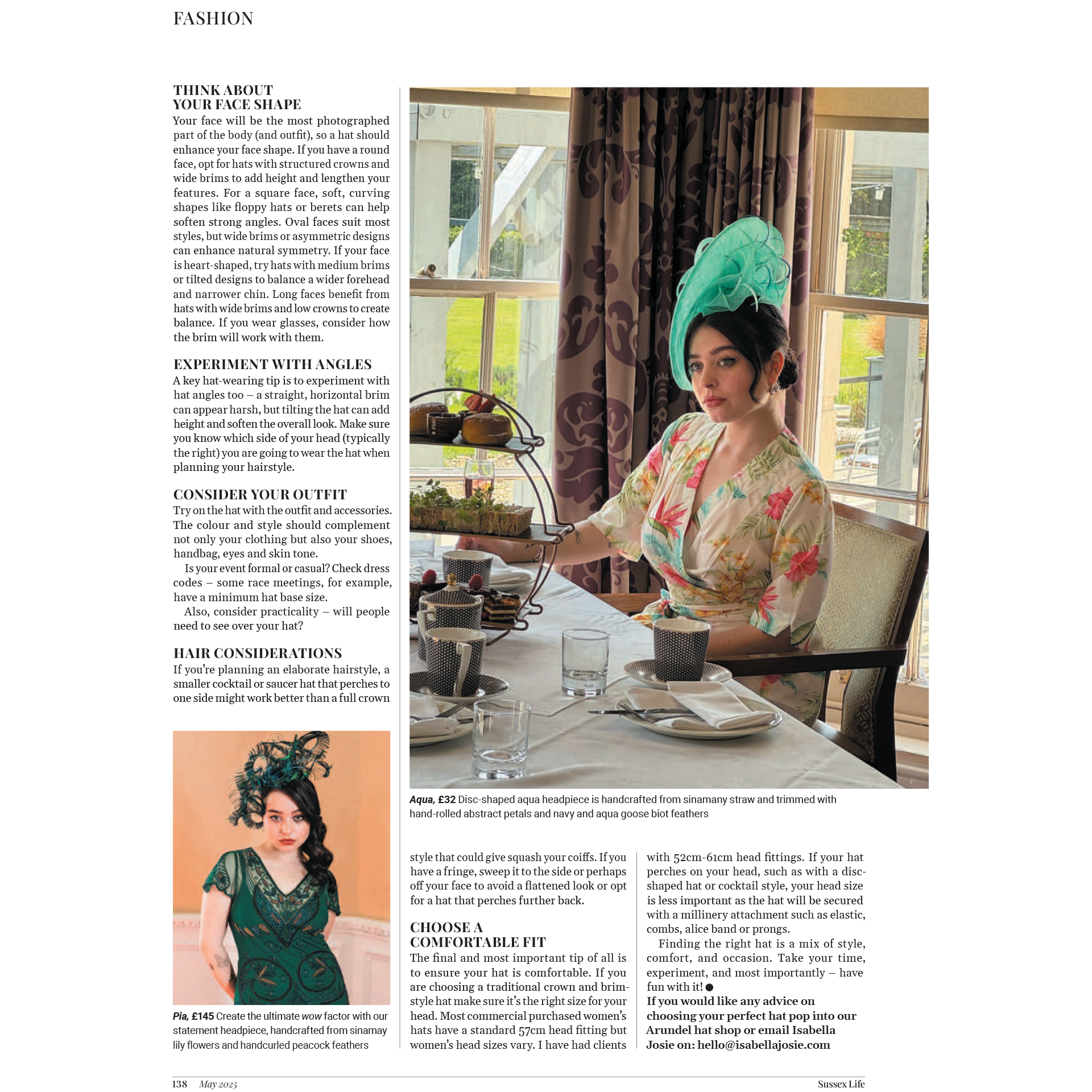 Sussex_Life_Magazine_Isabella Josie article