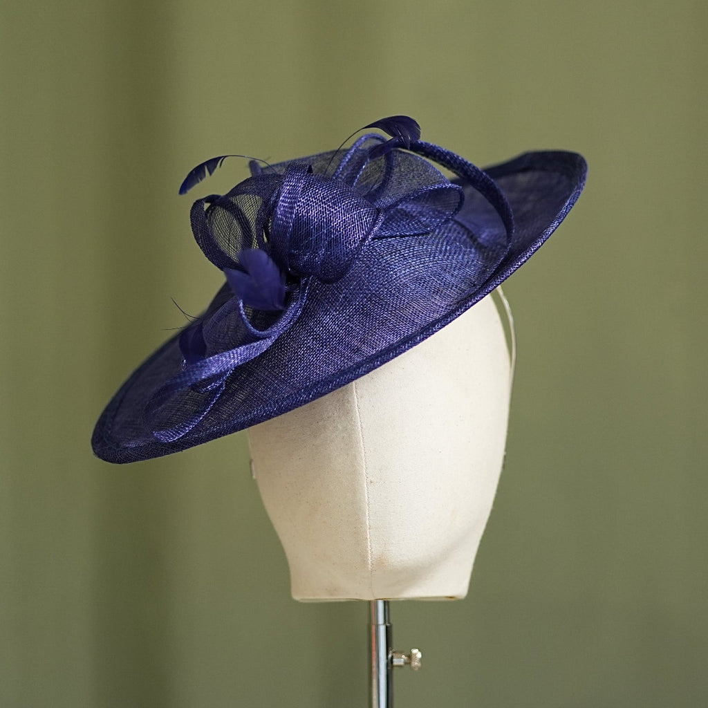 Twilight Travel Disc Hatinator Wedding Guest from Sussex Hats by Isabella Josie