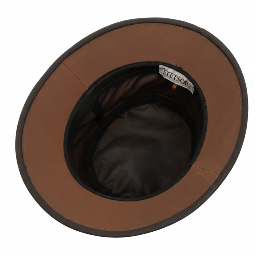 Waxed Cotton Bucket Hat by Stetson 1891112 from Sussex Hats by Isabella Josie