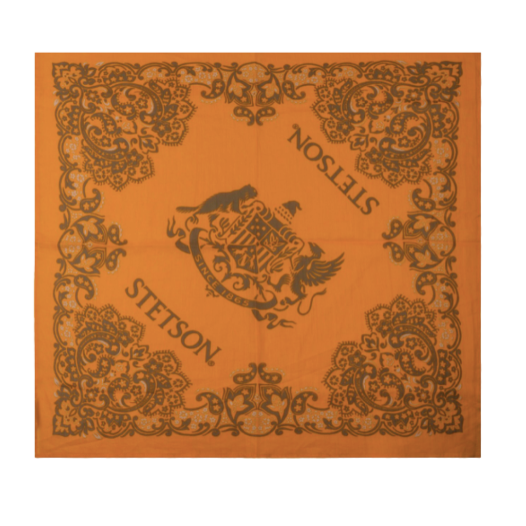 Yellow Paisley Western Bandana Stetson